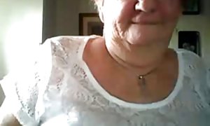 坦率的青少年在皮带奶奶的猫肮脏的婊子